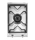 Smeg SRV531GH5 Encimera de Gas, Estética Contemporánea, Acero inoxidable, 30 cm