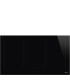 Smeg SIM3964D Encimera de Inducción, Estética Universal, Negro, 90 cm, 3 multizonas