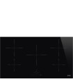 Smeg SI2951D Encimera de Inducción, Estética Universal, Negro, 90 cm