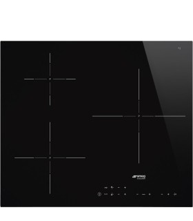Smeg SI5632D Encimera de Inducción, Estética Universal, Negro, 60 cm