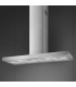 Smeg KBT1200XE Campana T invertida, Estética Universal, Acero Inoxidable, 120 cm