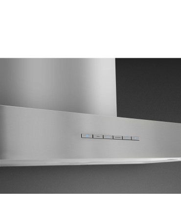Smeg KBT1200XE Campana T invertida, Estética Universal, Acero Inoxidable, 120 cm