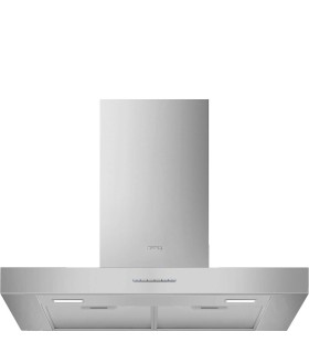 Smeg KBT700XE Campana T invertida, Estética Universal, Acero Inoxidable, 70-80 cm