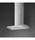 Smeg KBT700XE Campana T invertida, Estética Universal, Acero Inoxidable, 70-80 cm