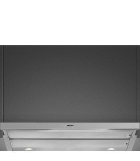 Smeg KSET900XE Campana Telescopica, Estética Universal, Acero inoxidable, 90 cm