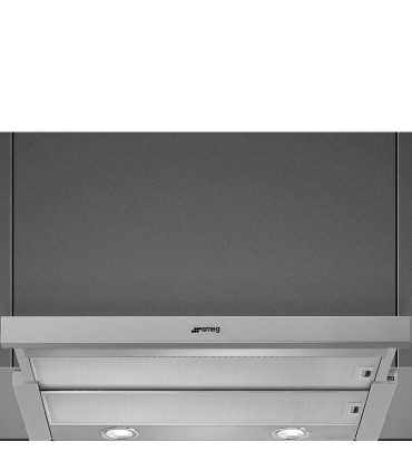 Smeg KSET600XE Campana Telescopica, Estética Universal, Acero Inoxidable, 60 cm