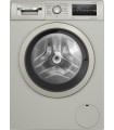 Bosch WAN2428XES Serie 4, Lavadora de carga frontal, 8 kg, 1200 r.p.m., Acero mate antihuellas