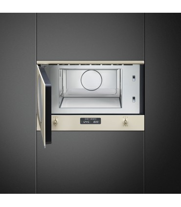 Smeg MP822PO Microondas Colonial, integrable, color crema