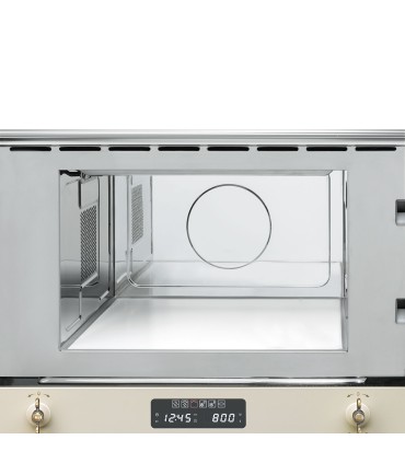 Smeg MP822PO Microondas Colonial, integrable, color crema