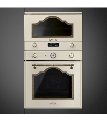 Smeg MP722PO Microondas Cortina, integrable, color crema