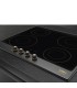 Smeg SI764AOM Encimera de Inducción Cortina, 60 cm, color antracita