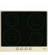 Smeg SI764POM Encimera de Inducción Cortina, 60 cm, color Crema