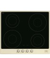 Smeg SI764POM Encimera de Inducción Cortina, 60 cm, color Crema
