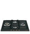 Smeg SR764AO Encimera de Gas Cortina, 60 cm, color antracita