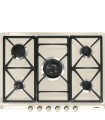 Smeg SR775PO Encimera de Gas Cortina, color Crema, 70 cm