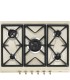 Smeg SRV876POGH Encimera de Gas Colonial, 60 cm, color Crema