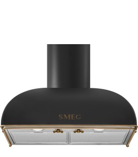 Smeg KS59AOE2 Campana de pared Colonial, 60 cm, color antracita