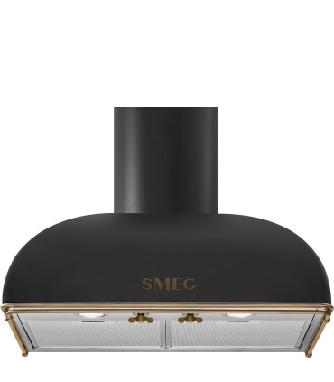 Smeg KS59AOE2 Campana de pared Colonial, 60 cm, color antracita