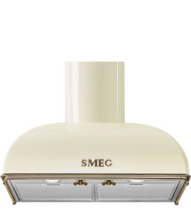 Smeg KS59POE2 Campana de pared Colonial, 60 cm, color crema
