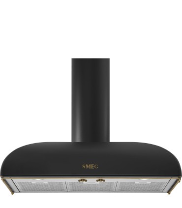 Smeg KS89AOE Campana de pared Colonial, 90 cm, color antracita