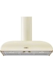 Smeg KS89POE Campana de pared Colonial, 90 cm, color crema