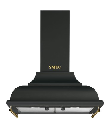 Smeg KC16AOE Campana de pared Cortina, 60 cm, color antracita