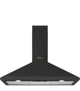 Smeg KSED95COA Campana pared, 90 cm, color antracita