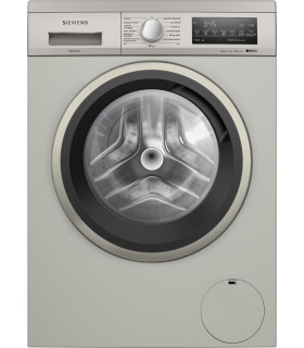 Siemens WU14UT6KES iQ500, Lavadora de carga frontal, 9 kg, 1400 r.p.m., Acero antihuellas