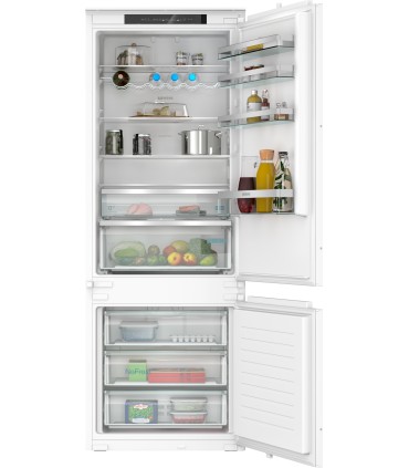 Siemens KB96NVSE0 iQ300, Frigorífico combi  integrable, 193.5 x 69.1 cm, Puerta deslizante
