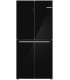 Bosch KMC85LBEA Serie 4, Frigorífico Multipuerta con puertas de cristal, 189.5 x 85.5 cm, Negro