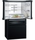 Siemens KF96RSBEA iQ700, Frigorífico Multipuerta con puertas de cristal, 183 x 90.6 cm, Negro