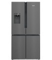 Siemens KF96DAXEA iQ500, Frigorífico Multipuerta con toma de agua, 183 x 90.5 cm, Acero negro antihuellas