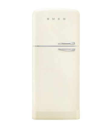 Smeg FAB50LCR5 Frigorífico doble puerta, No Frost Total, Posición bisagra: Izquierda, Crema, 192,1 x 79,6 cm
