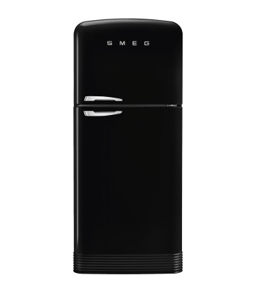 Smeg FAB50RBL5 Frigorífico doble puerta, No Frost Total, Posición bisagra: Derecha, Negro, 192,1 x 79,6 cm