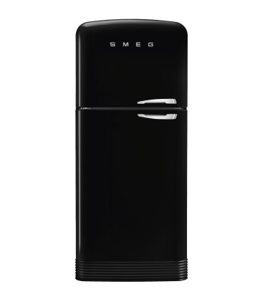 Smeg FAB50LBL5 Frigorífico doble puerta, No Frost Total, Posición bisagra: Izquierda, Negro, 192,1 x 79,6 cm