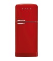 Smeg FAB50RRD5 Frigorífico doble puerta, No Frost Total, Posición bisagra: Derecha, Rojo, 192,1 x 79,6 cm