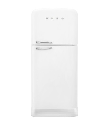 Smeg FAB50RWH5 Frigorífico doble puerta, No Frost Total, Posición bisagra: Derecha, Blanco, 192,1 x 79,6 cm