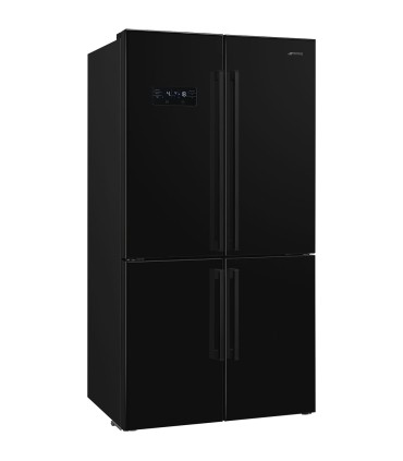 Smeg FQ60NDE Frigorífico 4 puertas, Total No Frost, Negro, 182 x 90,8 cm