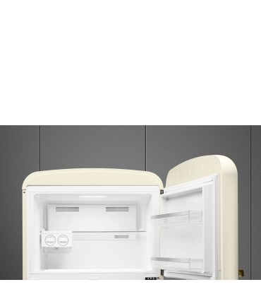Smeg FAB50RCRB5 Frigorífico doble puerta, No Frost Total, Posición bisagra: Derecha, Crema, 192,1 x 79,6 cm