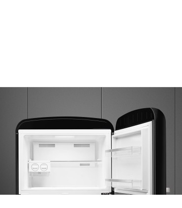 Smeg FAB50RBL5 Frigorífico doble puerta, No Frost Total, Posición bisagra: Derecha, Negro, 192,1 x 79,6 cm