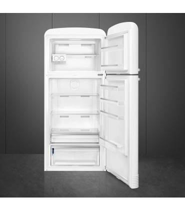 Smeg FAB50RWH5 Frigorífico doble puerta, No Frost Total, Posición bisagra: Derecha, Blanco, 192,1 x 79,6 cm