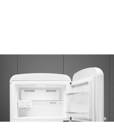 Smeg FAB50RWH5 Frigorífico doble puerta, No Frost Total, Posición bisagra: Derecha, Blanco, 192,1 x 79,6 cm