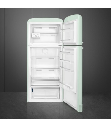 Smeg FAB50RPG5 Frigorífico doble puerta, No Frost Total, Posición bisagra: Derecha, Verde agua, 192,1 x 79,6 cm