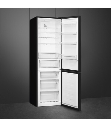 Smeg RC20KDND Frigorífico combinado, Inox oscuro, 200 x 60 cm