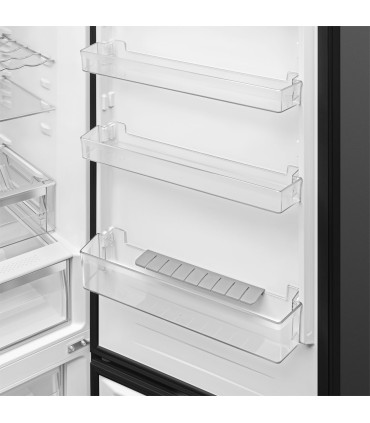 Smeg RC20KDND Frigorífico combinado, Inox oscuro, 200 x 60 cm