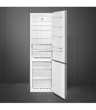 Smeg RC20XDND Frigorífico combinado, Inox, 200 x 60 cm