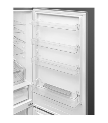 Smeg RC20XDND Frigorífico combinado, Inox, 200 x 60 cm
