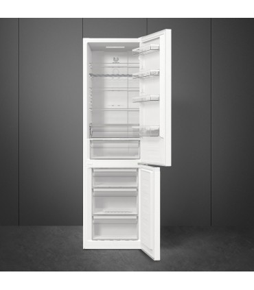 Smeg RC20WDNE Frigorífico combinado, Blanco, 200 x 60 cm