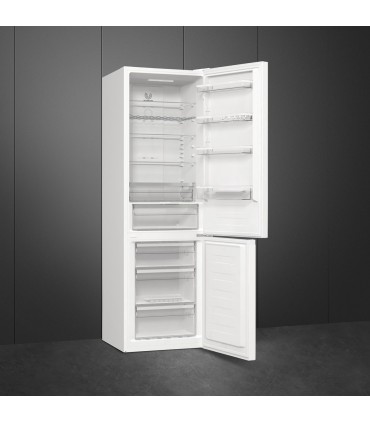 Smeg RC20WDNE Frigorífico combinado, Blanco, 200 x 60 cm