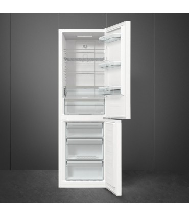 Smeg RC18WDNE Frigorífico combinado, Blanco, 185 x 60 cm